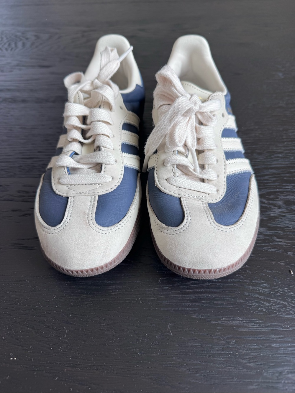 adidas Women’s Sneakers in Cream and Blue